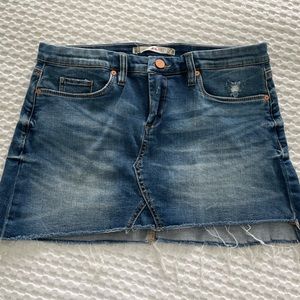 Chelsea & Violet Denim Mini Skirt
